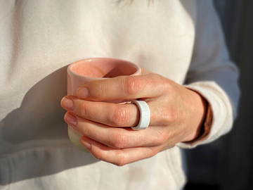 Oura Ring Protection Cover - OSleeve Arctic White